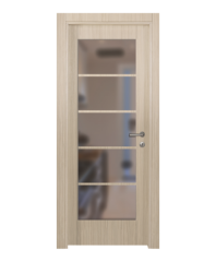 BY-236B Porte intérieure Laqué ou Placage Pvc Vitrée